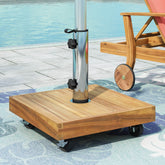 RALPH SQUARE Top-Rated Mobile Patio Umbrella Base - Customer Favorite!