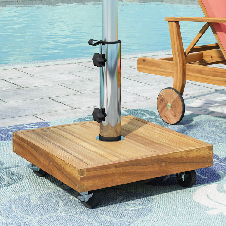RALPH SQUARE Top-Rated Mobile Patio Umbrella Base - Customer Favorite!