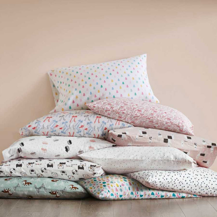 Cotton Flannel Pigment Printed Sheet Set