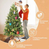 4 ft green Christmas tree feature highlights