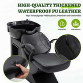 High-quality thick waterproof PU leather salon chair with ergonomic features