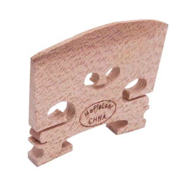 Wooden guitar capo on a white background
