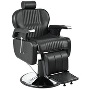 Heavy Duty Reclining Barber Chair,All Purpose Hydraulic Recline Barber Chair Salon Beauty Styling Chair360° Swivel & Height Adjustable,for Barber Shop & Beauty Salon,Spa Tattoo Styling Equipment,Black