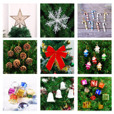 6 ft Christmas tree with ornaments and LED lights, view 5
