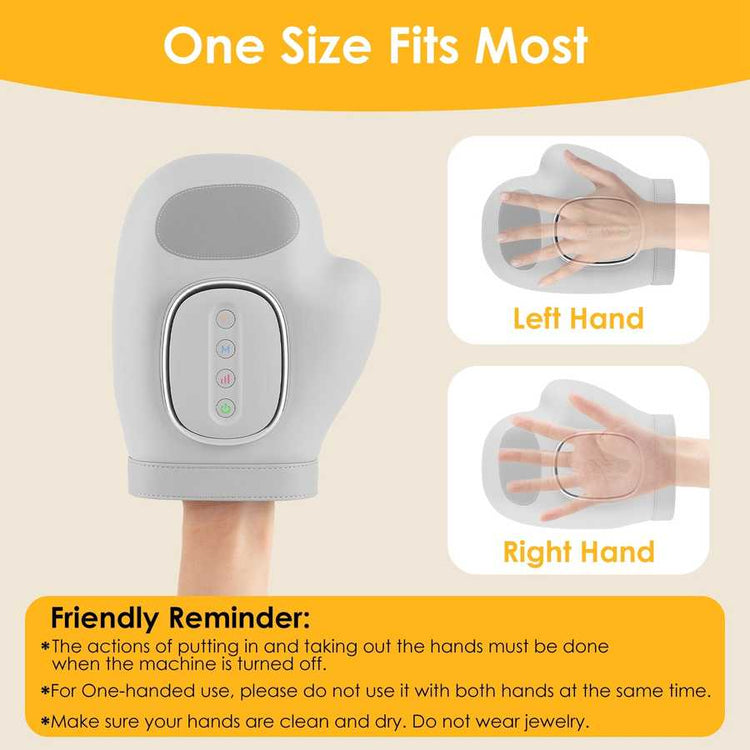 Cordless Hand Massager with 14 Airbags, 3 Massage Modes