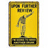 CIFbuy Metal Football Referee Sign for Sports Bar Decor