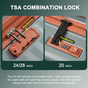 Luggage Sets 5 Piece with Front Opening , Hardside Expandable Carry on Suitcase with Spinner Wheels TSA Lock USB Port Cup Holder Duffel Bag and Toiletry Bag