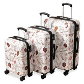 Luggage Set 3 Piece – Hardshell Suitcases with Spinner Wheels and TSA Lock, Lightweight Durable PC+ABS, Vibrant Glossy Expandable Design for Travel (20&