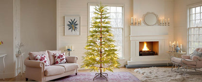 6ft Realistic LED Christmas Tree with Metal Stand - 612 Tips