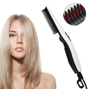 Electric straight hair comb for styling