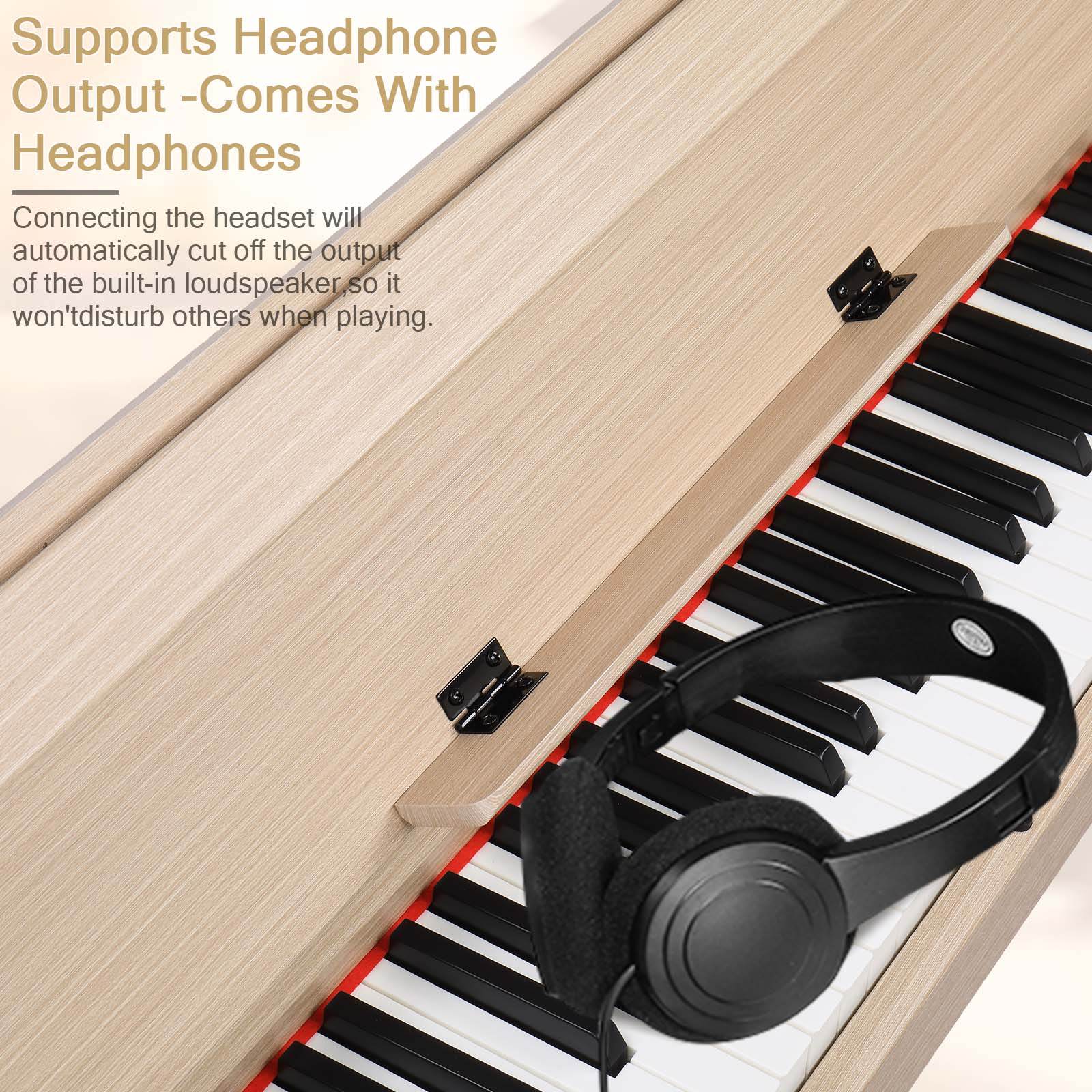 88-Key Digital Piano with Stand - Modern Design