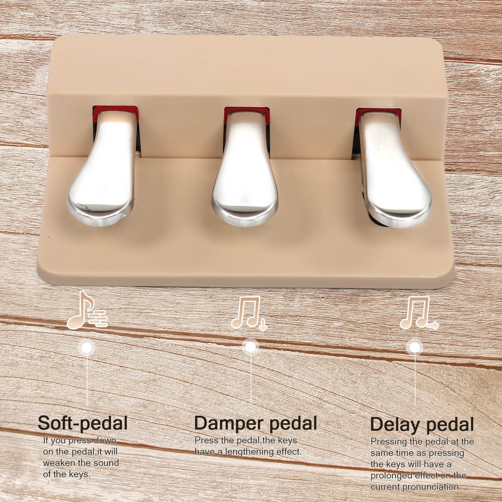 88-Key Digital Piano with Stand - Modern Design