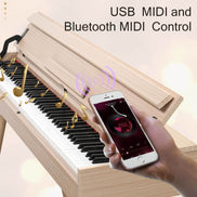 88-Key Digital Piano with Stand - Modern Design
