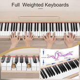 88-Key Digital Piano with Stand - Modern Design