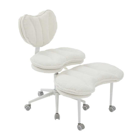 Side view of the Flexible Meditation Chair with adjustable criss cross seat and lumbar support, perfect for yoga and meditation practice.