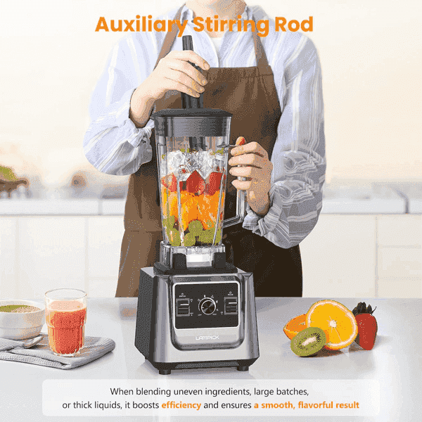 2000W High-Speed Kitchen Blender - Smoothies, Ice, Frozen Fruit