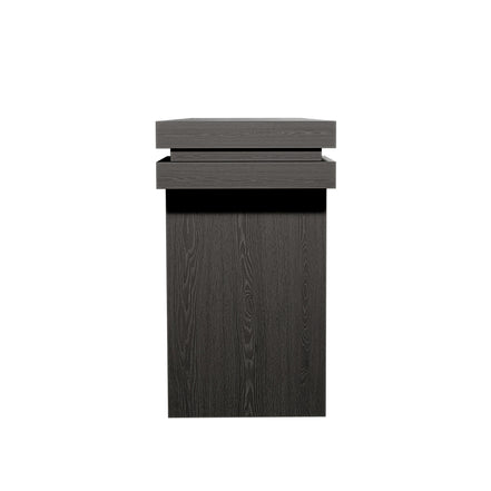 66' Extra Wide Real Wood Veneered Console Table, Minimalist Sofa Table Behind Couch for Entryway, Hallway, Living Room, Home Office, Black