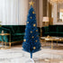 Blue pencil Christmas tree on a sturdy stand