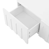 Close-up of single drawer from Modern TV Stand and Coffee Table Set, showing smooth interior and sturdy construction.