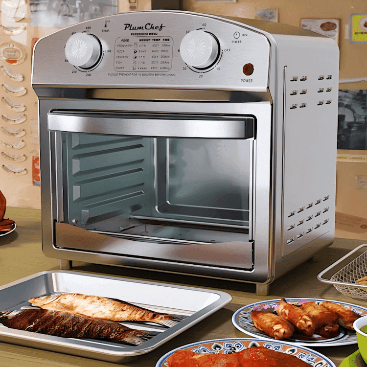 MLNshops 12.5 quart convection toaster oven Stainless Steel