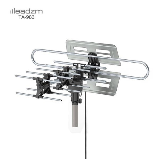 TA-983 360°Rotation UV Dual Frequency 45-860MHz 22-38dB Outdoor TV Antenna MLNshops]