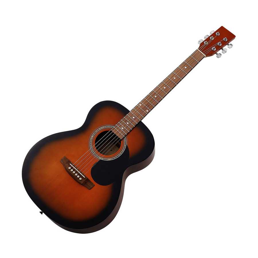 Guitar with Tuner and Precise Gear Ratio for Easy Tuning