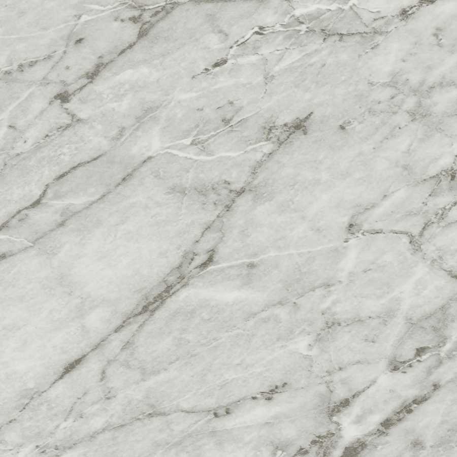 Detailed texture of faux marble surface used in serving cart with wine rack, showcasing elegant veining and stone-like finish.