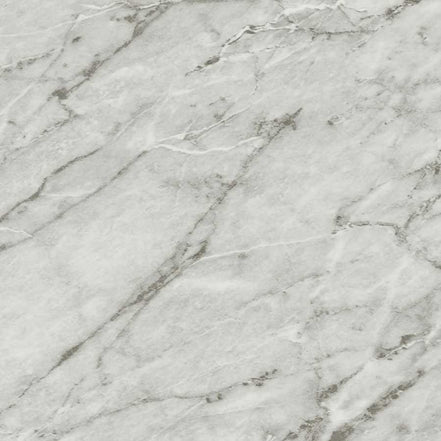 Detailed texture of faux marble surface used in serving cart with wine rack, showcasing elegant veining and stone-like finish.