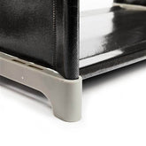 mlnshops 9 Compartments Storage Rack Black Shelf