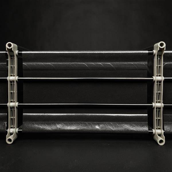 mlnshops 9 Compartments Storage Rack Black Shelf