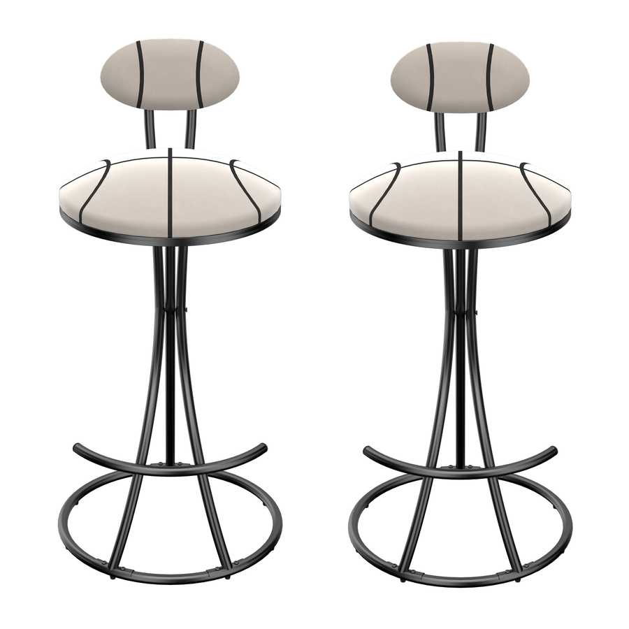 Upholstered Bar Stools Set of 2 Striped Counter Height Barstools Modern Velvet Dining Chairs for Kitchen Island, Living Room (Black & Stripe)