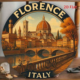 Florence Italy Cityscape Metal Wall Art for Home Decor