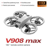 V908 max drone with features listed on a white background
