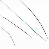 Set of violin strings with different colored windings for orchestral string instrument accessories