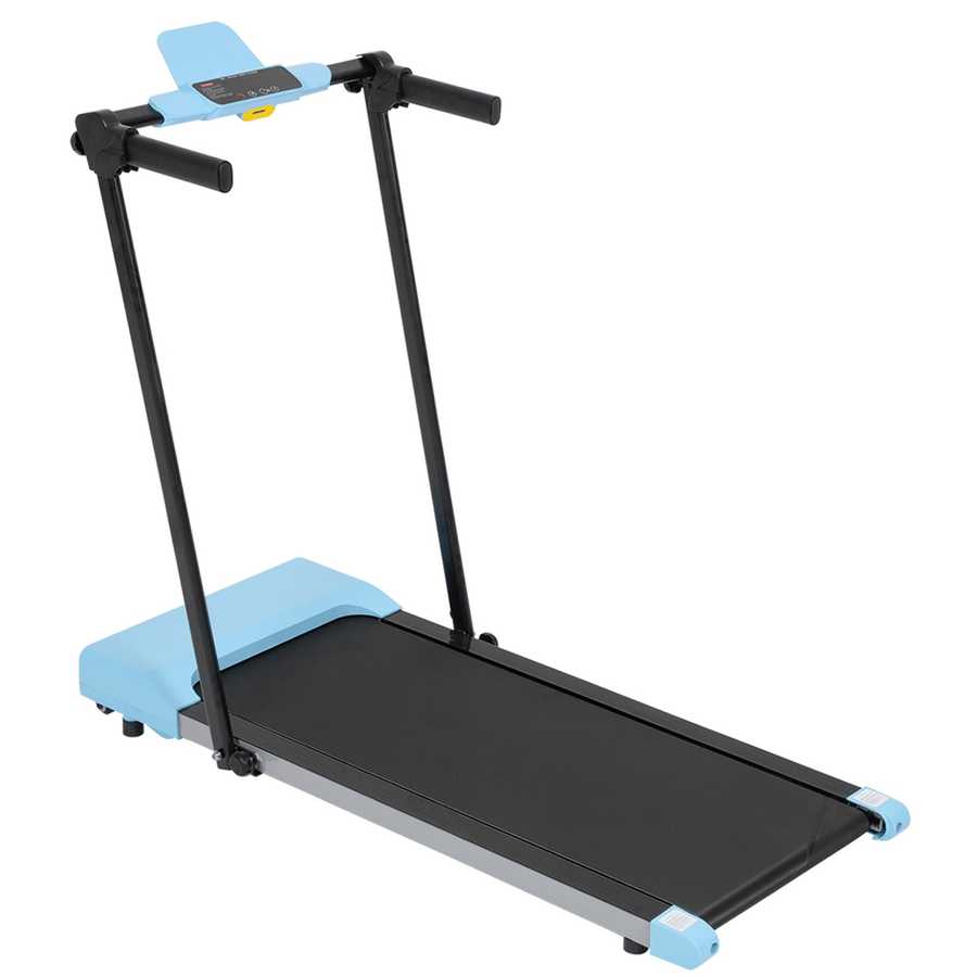 Home treadmill with LED screen for walking and running