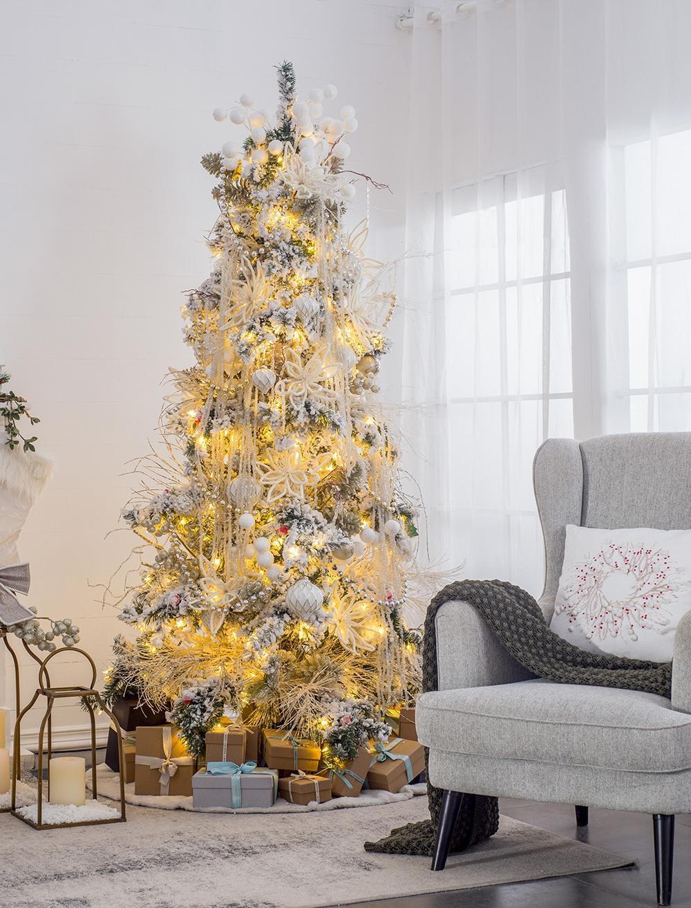 D3.3x3.5'H Christmas Ball Ornaments, Glass Decorative Hanging Ball Christmas Tree Ornaments for Holiday Party Decorations, Set of 12