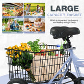 Folding Tricycle for Adults, 14 Inch 3 Wheel Bikes for Adult