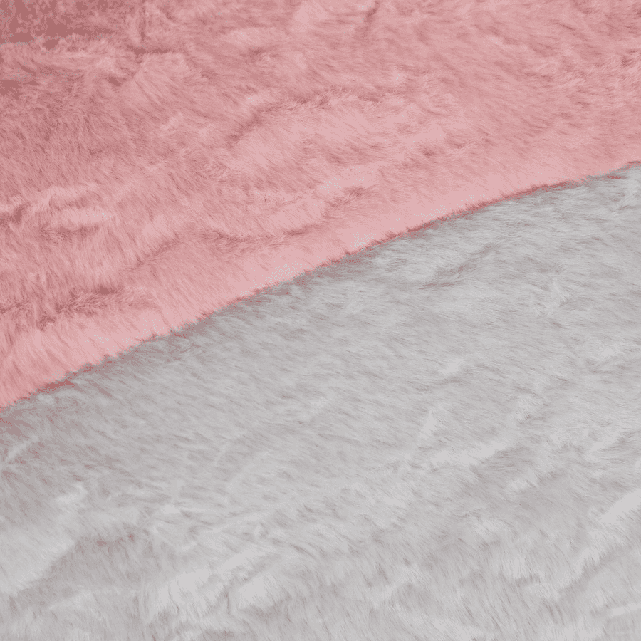 Close-up of pink and gray textured fabric