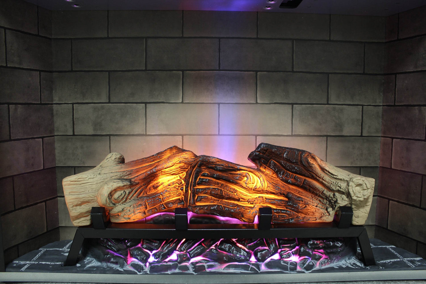 28 inch Electric Fireplace Insert, multicolored flames