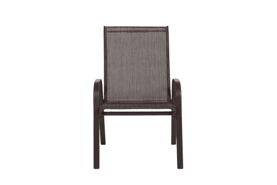 Set of outdoor camping chairs for garden and patio