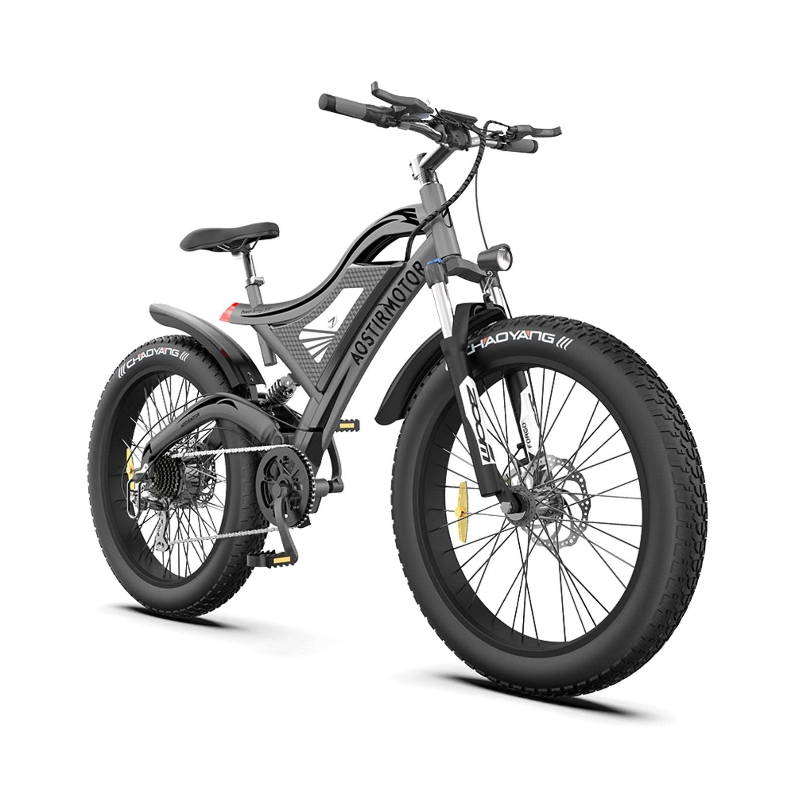 Adults Electric Bicycle 26 In. Electric Mountain Bike， All Terrain e-bike Ebike 48V 15AH ，S18