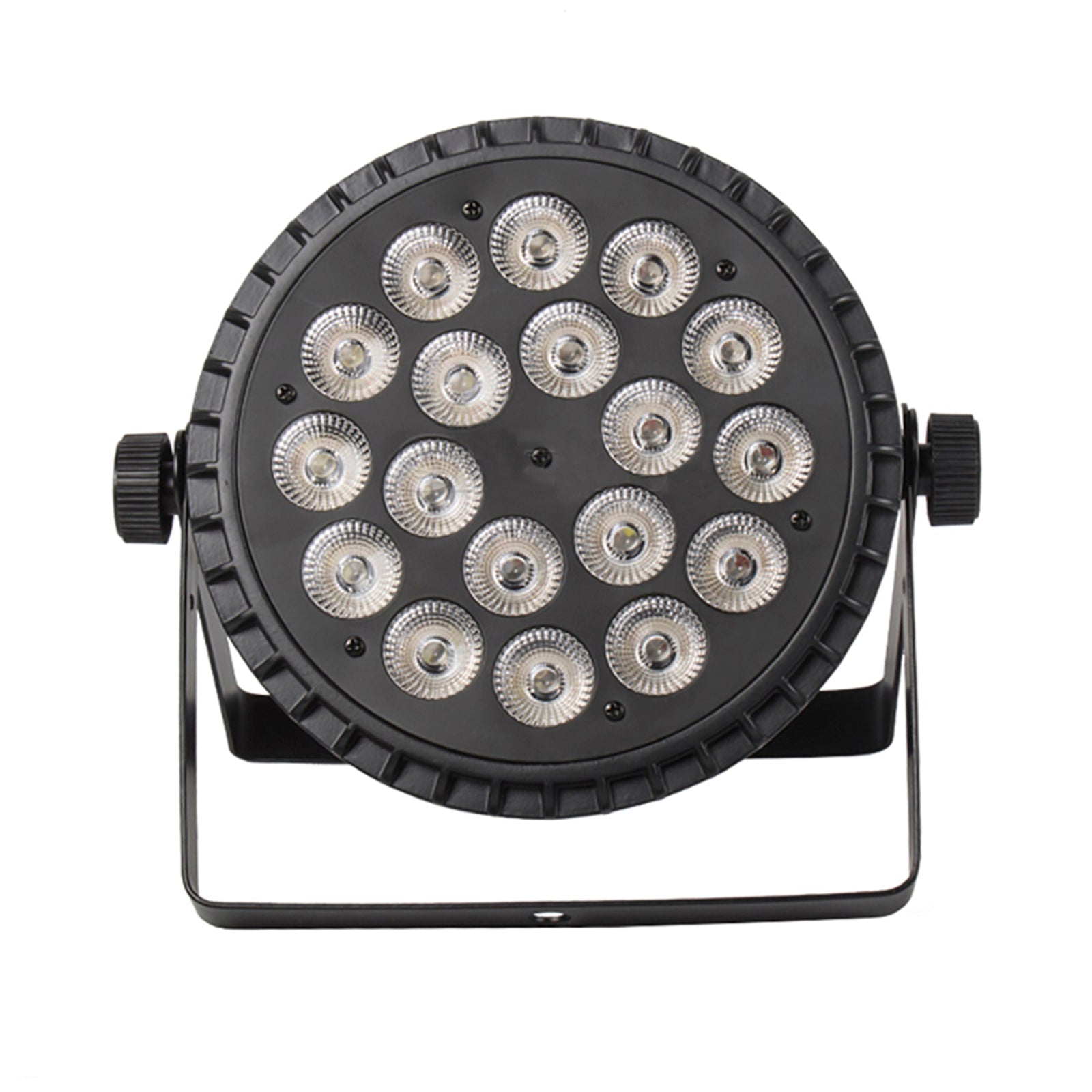 Aluminum Alloy LED Par 18x18W RGBWA UV 6in1 Lights DMX512 Disco Christmas Stage DH-FAP1818F