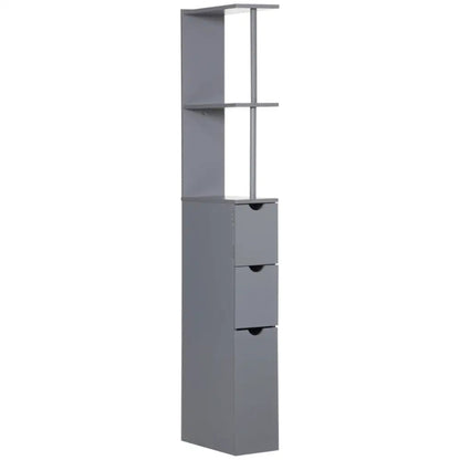 Bathroom Storage Cabinet-Grey - MLNshops