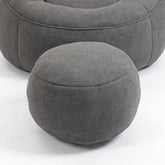 Bedding Bean Bag Sofa Chair High Pressure Foam Bean Bag Chair Adult Material with Padded Foam Padding Compressed Bean Bag With Footrest