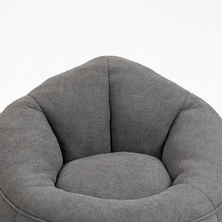 Bedding Bean Bag Sofa Chair High Pressure Foam Bean Bag Chair Adult Material with Padded Foam Padding Compressed Bean Bag With Footrest