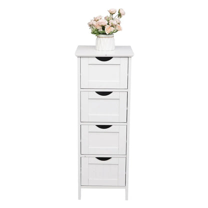 Best Quality 4 Drawers Storage Cabinet White