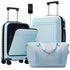 MLNshops front opening luggage set - USB, spinner & duffel Default