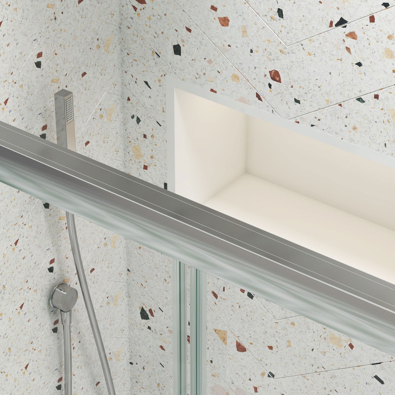 Premium Bypass Shower Door with 1/4" Glass & Chrome Finish