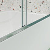Premium Bypass Shower Door with 1/4" Glass & Chrome Finish