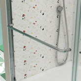 Premium Bypass Shower Door with 1/4" Glass & Chrome Finish